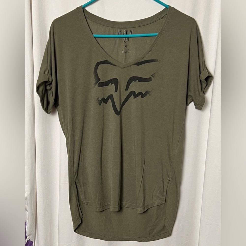Fox Racing Women's Boundary Cuffed Sleeve Top Size Medium - Picture 3 of 11
